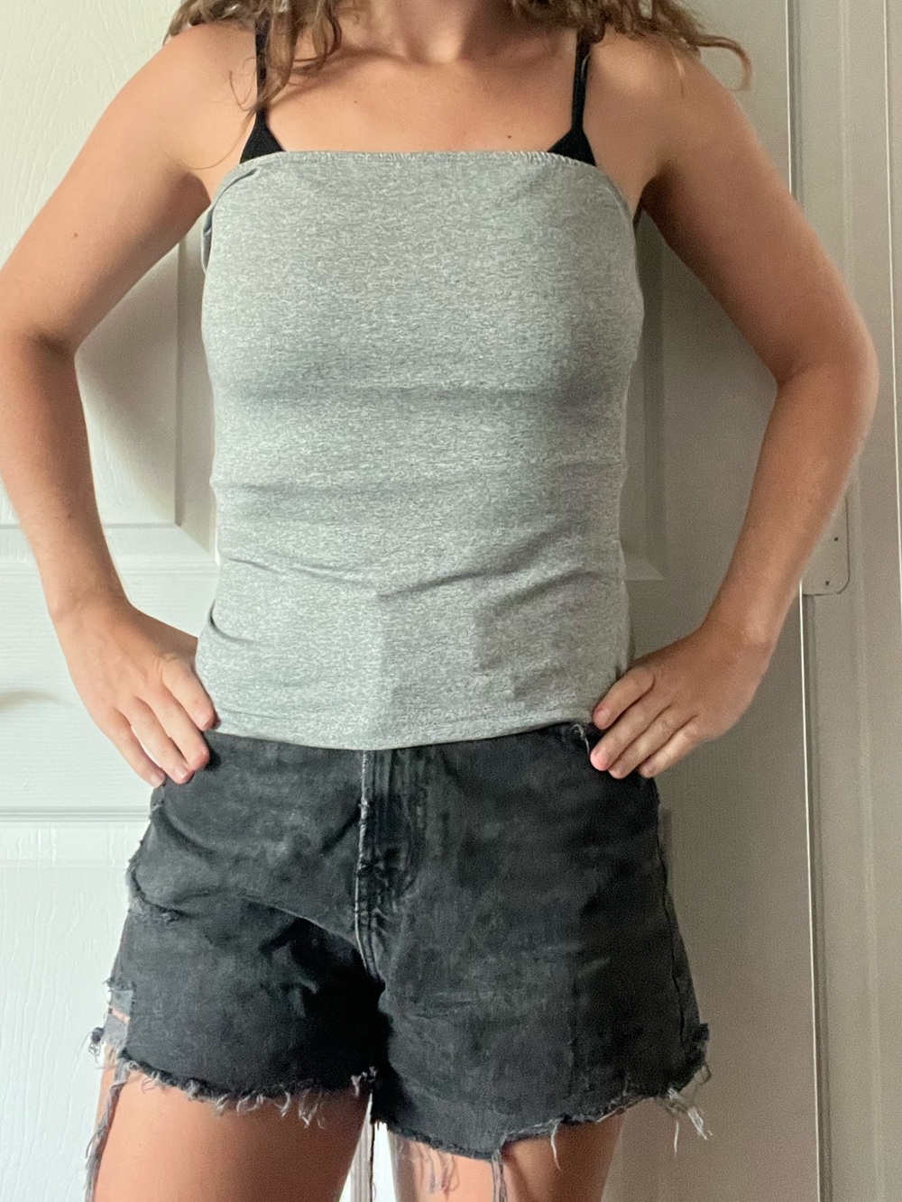 Gray Strapless Tube Top - Picture 5 of 5